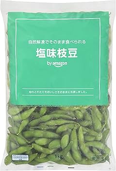 枝豆 Amazon.co.jp: [冷凍] by Amazon 塩味枝豆 1kg 大容量 : 食品